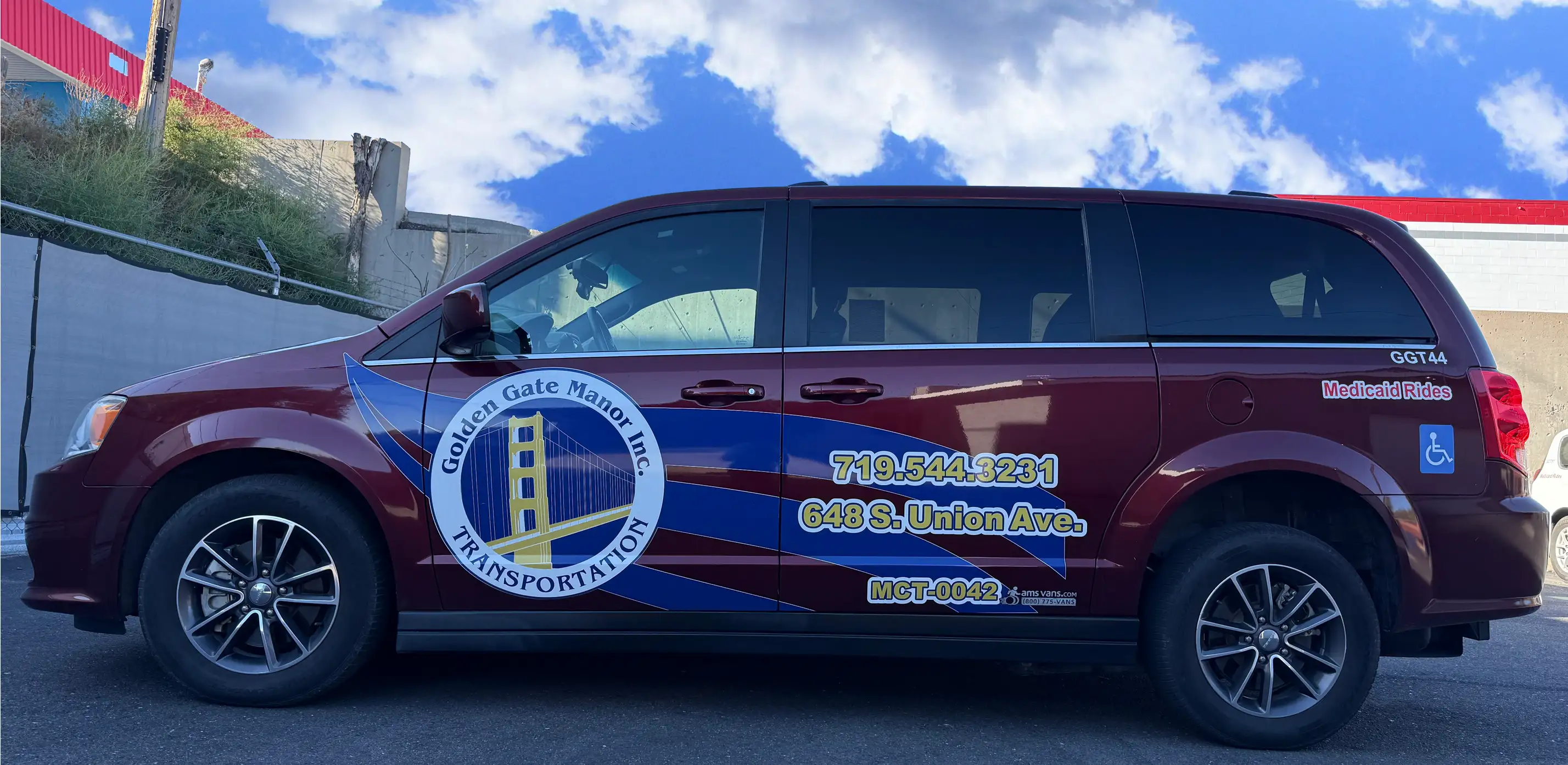 Golden Gate Manor Inc accessible van