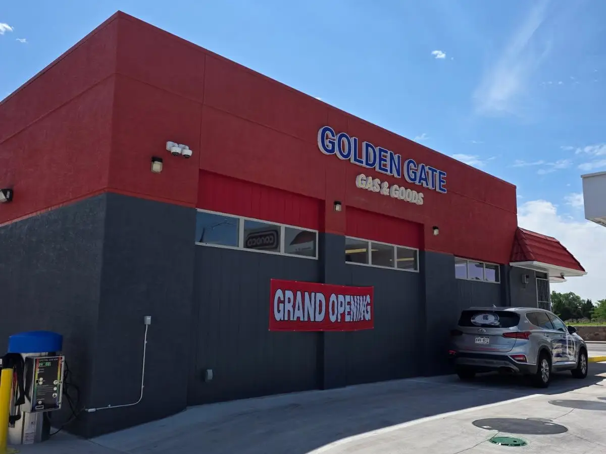 Golden Gate Gas & Goods external picture of gas station Golden Gate Gas & Goods external picture of gas station.