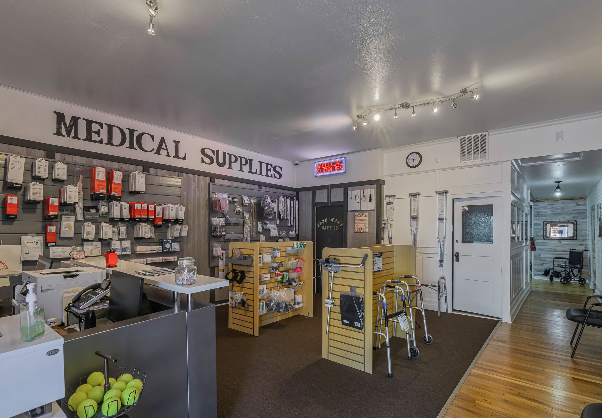 Inside Golden Gate Medical Supply Store at 612 South Union Avenue.